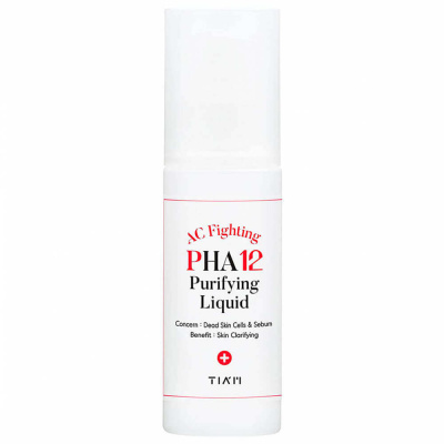 Пилинг-эссенция с PHA-кислотой и чайным деревом TIAM AC Fighting PHA 12 Purifying Liquid