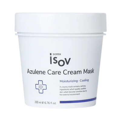 Успокаивающая кремовая маска с азуленом Isov Sorex Azulene Care Cream Mask
