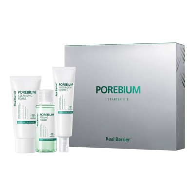 Набор миниатюр с энзимами для сужения пор Real Barrier Porebium Starter Kit