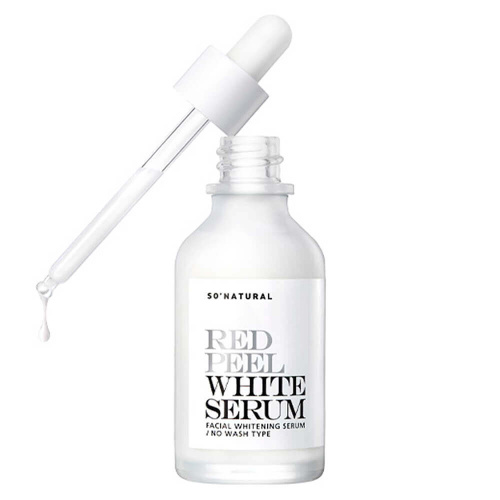 Осветляющая сыворотка с блюр-эффектом So Natural Red Peel White Serum