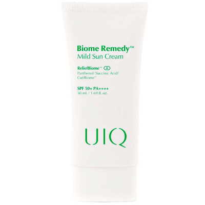Санскрин для чувствительной кожи UIQ Biome Remedy Mild Sun Cream Physical Sunscreen SPF50+ PA++++