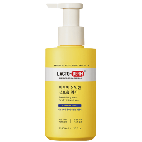 Универсальное очищающее средство для лица и тела LACTODERM Beneficial Moisturizing Skin Wash 400 мл