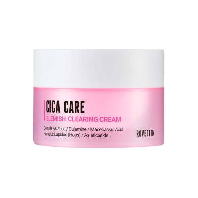 Успокаиващий цика-крем от воспалений Rovectin Cica Care Blemish Clearing Cream