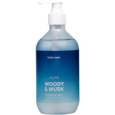 Парфюмированный гель для душа с нишевым ароматом JUL7ME Perfume Body Wash Woody&Musk
