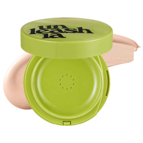 Стойкий тональный кушон с сатиновым финишем Unleashia Healthy Green Cushion 18C Seashell