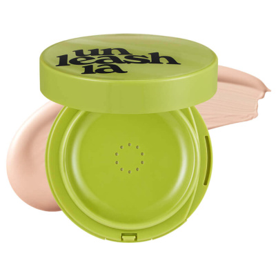 Стойкий тональный кушон с сатиновым финишем Unleashia Healthy Green Cushion 18C Seashell