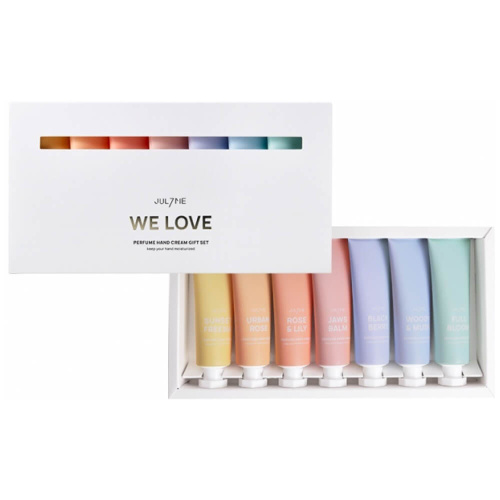 Набор парфюмированных кремов для рук с нишевым ароматом JUL7ME Perfume Hand Cream Gift Set We Love
