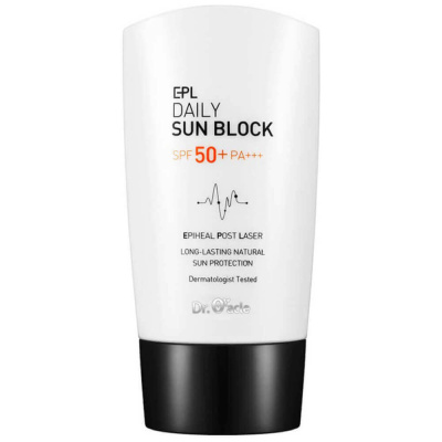 Увлажняющий солнцезащитный крем с пептидом меди Dr. Oracle EPL Daily Sun Block SPF50+ PA+++