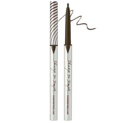 Водостойкая подводка-карандаш для глаз CLIO Sharp So Simple Pencil Liner