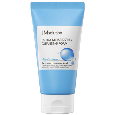 Увлажняющая пенка для умывания с пантенолом JMsolution B5 Hya Moisturizing Cleansing Foam