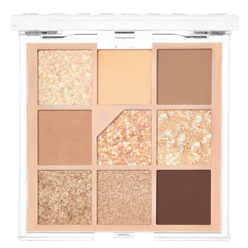 Палетка теней для век с глиттерами Unleashia Glitterpedia Eye Palette №2 All of Brown