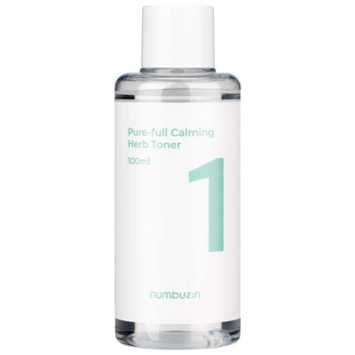Успокаивающий тонер с центеллой и комплексом трав numbuzin No.1 Pure-Full Calming Herb Toner 100 мл