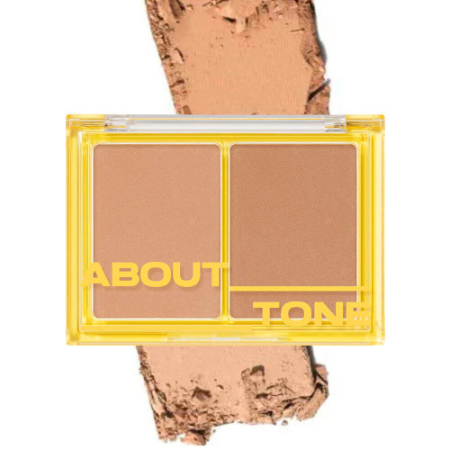 Пудровый контуринг для лица About Tone Turn On Shade Shading 01 Warm Shade