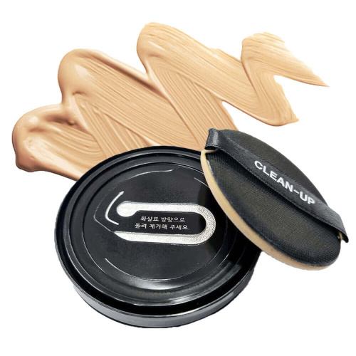 Рефил для тонального крема-кушона CUSKIN Clean-Up Skinfit Cushion Pact SPF 50 PA++++ Refill 21