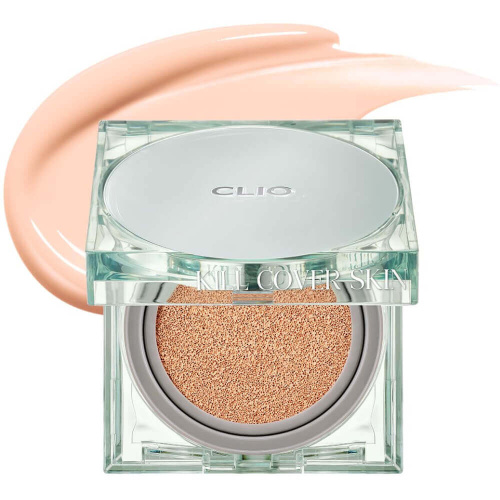 Стойкий фиксирующий кушон с матовым финишем CLIO Kill Cover Skin Fixer Cushion SPF50+ PA+++ 21C Lingerie