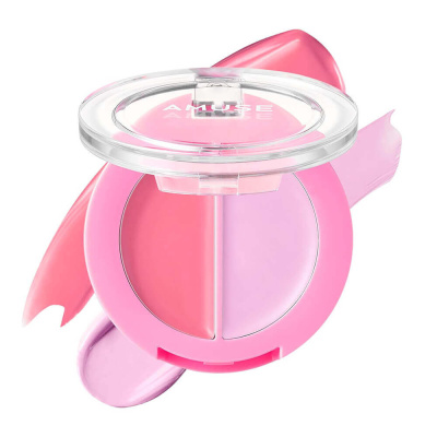 Двойной бальзам для губ и щёк AMUSE Lip & Cheek Healthy Balm 03 Strawberry