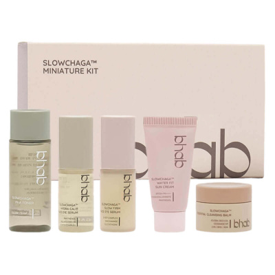 Набор уходовых средств с экстрактом гриба чага bhab Slowchaga Miniature Kit