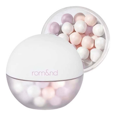Мерцающая пудра-вуаль в шариках rom&nd Sheer Powder Pearls 01 Gleamy Veil