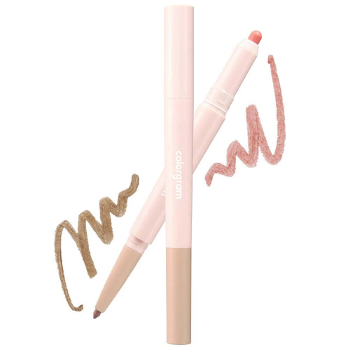Двойной автоматический карандаш для губ colorgram All In One Over-Lip Maker 01 Warm Peach