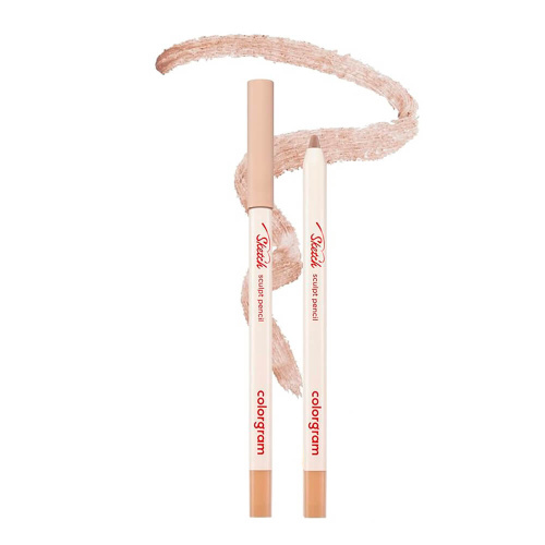 Универсальный карандаш для макияжа colorgram Sketch Sculpt Pencil 01 True Brown HB