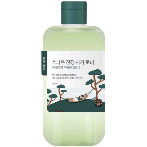 Тонер с экстрактами сосны и центеллы для мужчин Round Lab For Men Pine Calming Cica Toner