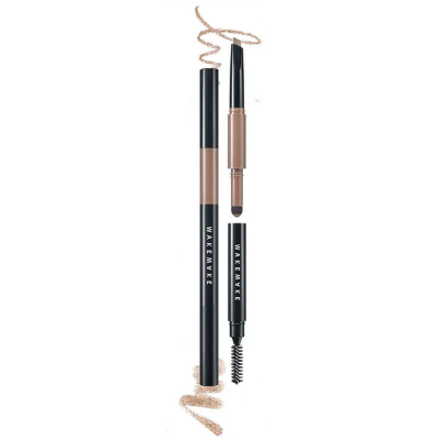 Двойной автоматический карандаш для бровей WAKEMAKE Powder Jet Dual Brow 07 Neutral Brown