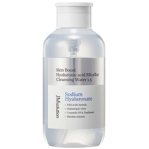 Увлажняющая мицеллярная вода JMsolution Skin Boost Hyaluronic Acid Micellar Cleansing Water 1.5