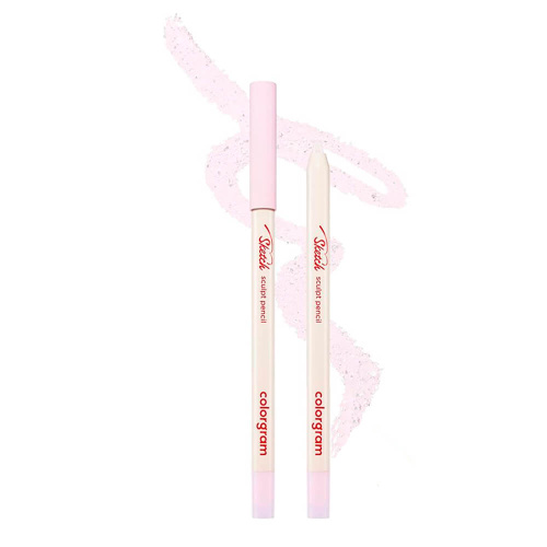 Универсальный карандаш для макияжа colorgram Sketch Sculpt Pencil 07 Unicorn Pink Glitter