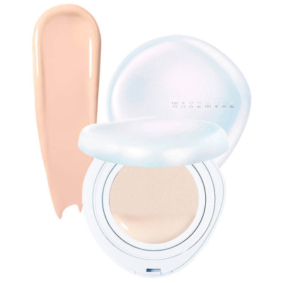 Кушон с сияющим финишем WAKEMAKE Water Glow Coating Cushion SPF50 PA++++ 21 Vanilla