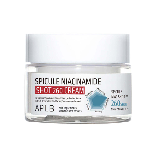 Крем с микроиглами и ниацинамидом для сияния кожи APLB Spicule Niacinamide Shot 260 Cream