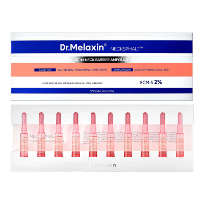 Набор укрепляющих ампул для шеи Dr.Melaxin Necksphalt ECM Neck Barrier Ampoule