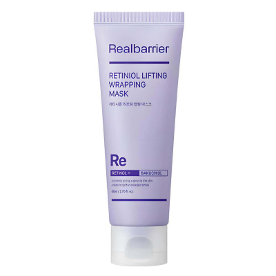 Маска для лица с ретинолом и лифтинг-эффектом Real Barrier Retiniol Lifting Wrapping Mask