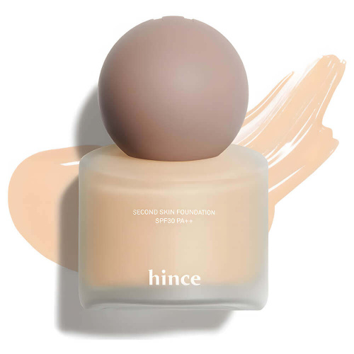 Тональная основа с влажным финишем hince Second Skin Foundation SPF30 PA++ 22 Beige