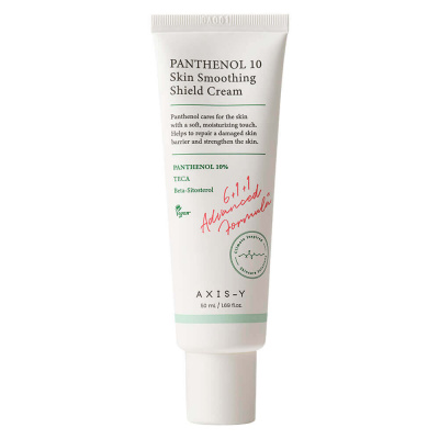 Успокаивающий крем с пантенолом и центеллой AXIS-Y Panthenol 10 Skin Smoothing Shield Cream