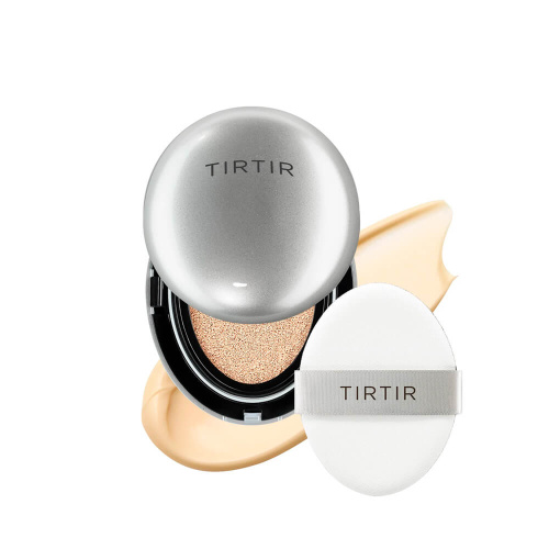 Лёгкий мини-кушон с сияющим финишем TIRTIR Mask Fit Aura Mini Cushion 17W French Vanilla