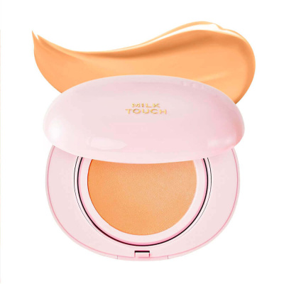 Кушон с сияющим финишем Milk Touch All-day Skin Fit Milky Glow Cushion SPF50+ PA++++ 25C Ginger