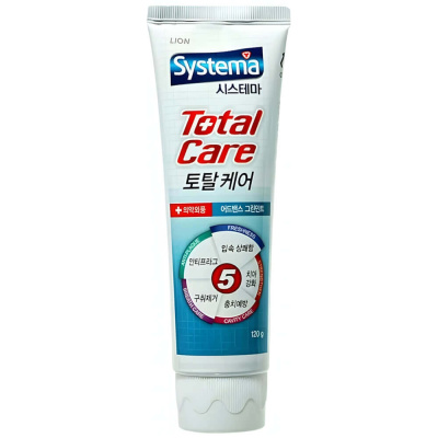 Освежающая зубная паста с мятой LION Systema Total Care