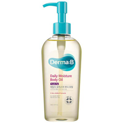 Ламеллярное парфюмированное масло для тела Derma:B Daily Moisture Body Oil Purple Fig