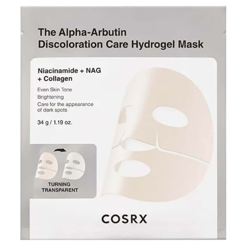 Осветляющая гидрогелевая маска с альфа-арбутином COSRX Arbutin Discoloration Hydrogel Mask
