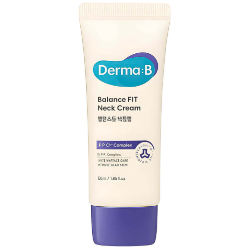 Укрепляющий крем для шеи с ПДРН и пептидами Derma:B Balance FIT Neck Cream