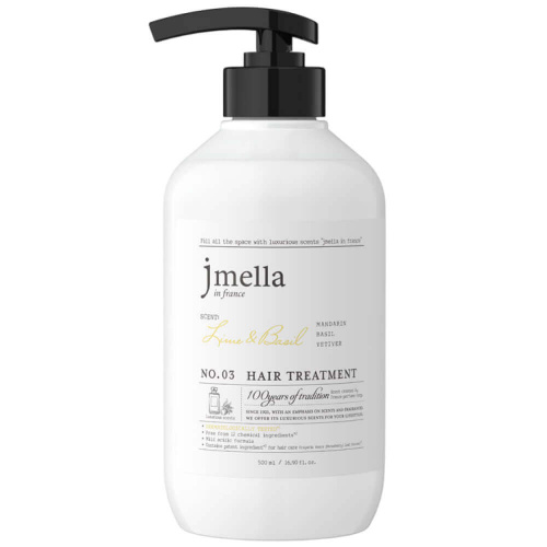 Парфюмированный кондиционер для волос Jmella In France Hair Treatment 03 Lime & Basil