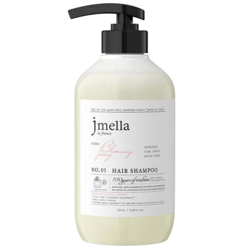 Парфюмированный шампунь для волос Jmella In France Hair Shampoo 01 Blooming Peony