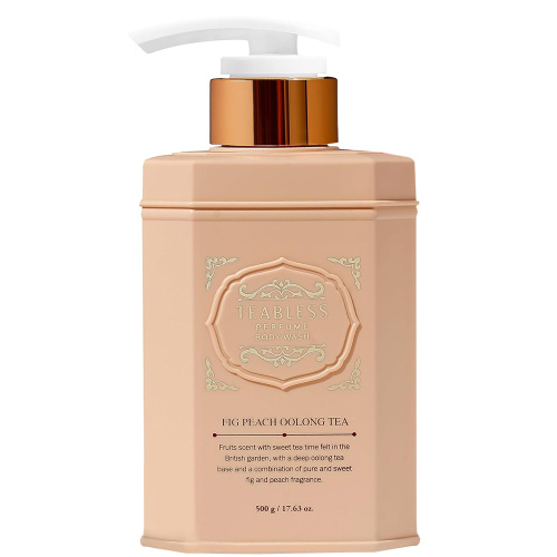 Парфюмированный гель для душа TEABLESS Perfume Body Wash Fig Peach Oolong Tea