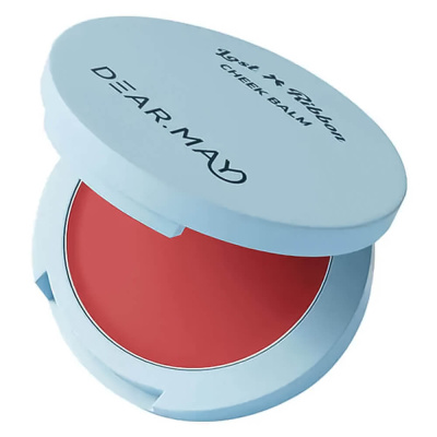 Кремовые румяна с сияющим финишем DEARMAY Lost Ribbon Cheek Balm LR01 Cherry Liar