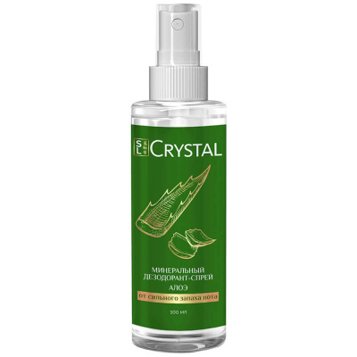 Минеральный дезодорант-спрей с ароматом алоэ Secrets Lan Crystal Deodorant Spray