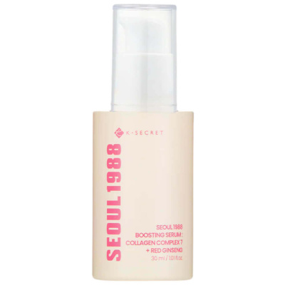 Увлажняющая бустер-сыворотка K-SECRET Seoul 1988 Boosting Serum: Collagen Complex + Red Ginseng