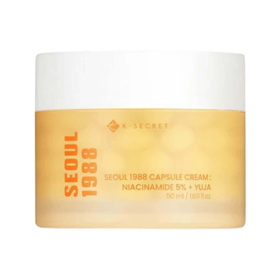 Капсульный крем с ниацинамидом и юдзу K-SECRET Seoul 1988 Capsule Cream: Niacinamide 5% + Yuja