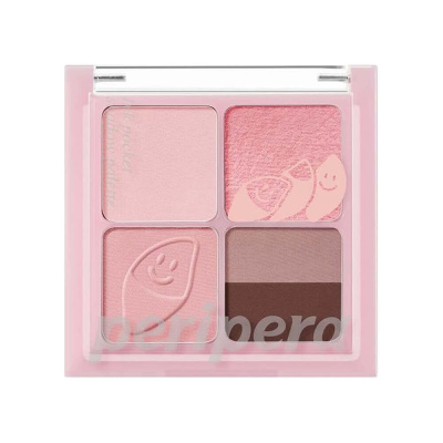 Компактная палетка для макияжа глаз Peripera Ink Pocket Shadow Palette 10 Just Picked Pink