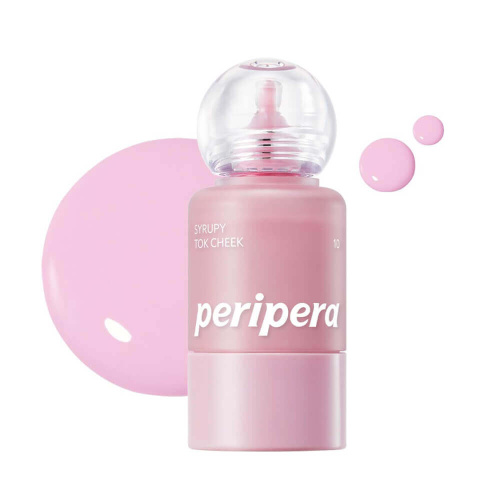 Жидкие румяна с влажным финишем Peripera Syrupy Tok Cheek 10 Pale Lavender
