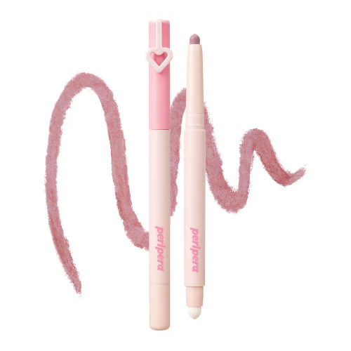 Карандаш для глаз с кистью Peripera Mood In Shade Eye Stick P07 Gleam Rosy